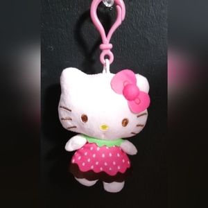hello kitty plush keychain
